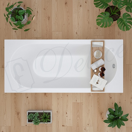 Ванна из искусственного камня Delice Bravo 180х75 DLR330038-G глянцевая Ванна из искусственного камня Delice Bravo 180х75 DLR330038-G глянцевая