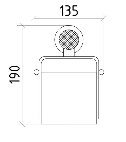 Держатель туалетной бумаги Boheme Royal Cristal 10921-CR-B Держатель туалетной бумаги Boheme Royal Cristal 10921-CR-B