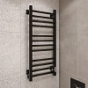 Полотенцесушитель электрический EWRIKA Пенелопа КВ 100х40, черный 551608 Полотенцесушитель электрический EWRIKA Пенелопа КВ 100х40, черный 551608