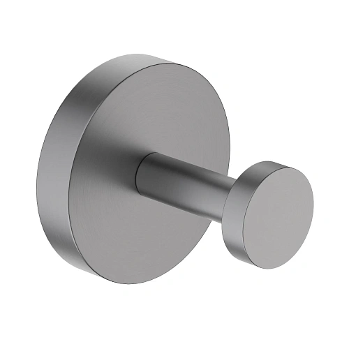 Крючок Aquatek Бетта AQ4601BGM черный хром шлифованный Крючок Aquatek Бетта AQ4601BGM черный хром шлифованный