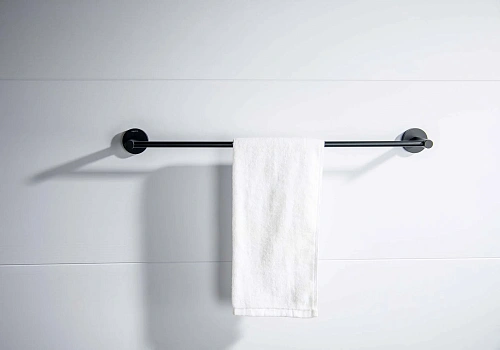 Полотенцедержатель Aquatek ЕВРОПА AQ4114MB черный матовый Полотенцедержатель Aquatek ЕВРОПА AQ4114MB черный матовый