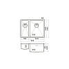 Кухонная мойка Omoikiri Taki 58-2-U/IF-IN-R нерж.сталь/нержавеющая сталь 4993767 Кухонная мойка Omoikiri Taki 58-2-U/IF-IN-R нерж.сталь/нержавеющая сталь 4993767