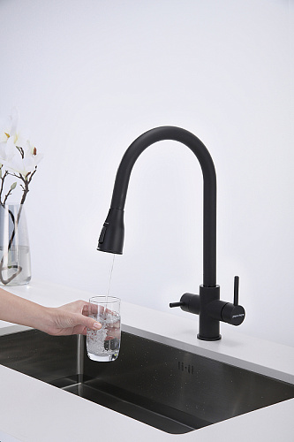 Смеситель для кухни Paulmark LANGE антрацит La214212-AN Смеситель для кухни Paulmark LANGE антрацит La214212-AN