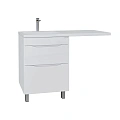 Тумба под раковину GROSSMAN ВИЛАР-60 под стиральную машину белая (ум. Камилла-120) напольная 126011 Тумба под раковину GROSSMAN ВИЛАР-60 под стиральную машину белая (ум. Камилла-120) напольная 126011