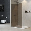 Душевая перегородка CEZARES LIBERTA-L-1-TB-120-BR-Cr 120см стекло тонированное (бронза), профиль хром