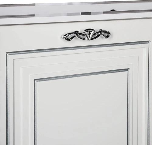 Тумба под раковину Aquanet Паола 120 белый/серебро 00181763 Тумба под раковину Aquanet Паола 120 белый/серебро 00181763