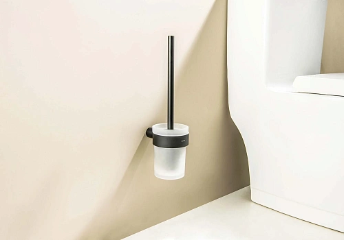 Ершик для унитаза Aquatek ЛИРА AQ4410MB черный матовый Ершик для унитаза Aquatek ЛИРА AQ4410MB черный матовый