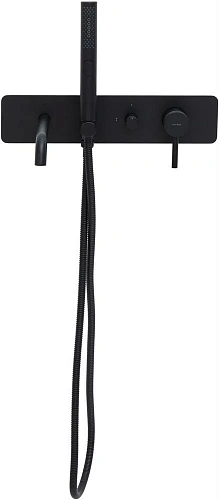 Смеситель для ванны Allen Brau Priority 5.31A05-31 (с внутренней частью) черный матовый Смеситель для ванны Allen Brau Priority 5.31A05-31 (с внутренней частью) черный матовый