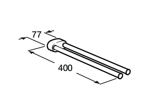 Полотенцедержатель Roca Hotels 816378001 Полотенцедержатель Roca Hotels 816378001