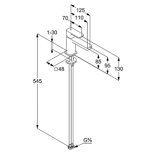 Смеситель для раковины Kludi RENON 422905375 белый матовый Смеситель для раковины Kludi RENON 422905375 белый матовый