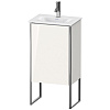 Картинка анонса товара «тумба под раковину duravit xsquare xs4520l2222 напольная 43 см белая глянцевый»