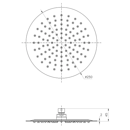 Верхний душ Lemark LM9481BL черный Верхний душ Lemark LM9481BL черный