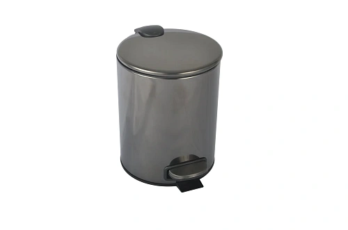 Корзина для мусора Boheme Shine Gun Metal 10426-SGM Корзина для мусора Boheme Shine Gun Metal 10426-SGM