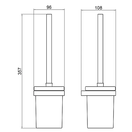 Ершик для унитаза Timo Petruma 15261/18 черное золото Ершик для унитаза Timo Petruma 15261/18 черное золото