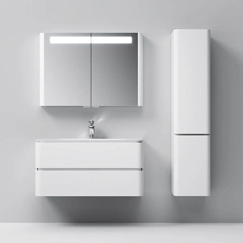 Шкаф-пенал AM.PM Sensation M30CHR0406WG подвесной, правый, 40 см, белый Шкаф-пенал AM.PM Sensation M30CHR0406WG подвесной, правый, 40 см, белый