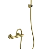Смеситель для душа Wonzon & Woghand с термостатом, брашированное золото (WW-B1005-A-BG) Смеситель для душа Wonzon & Woghand с термостатом, брашированное золото (WW-B1005-A-BG)