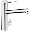 Смеситель для кухни Hansgrohe Zesis M33 200, с поворотным изливом, с запорным вентилем 74807000, хро Смеситель для кухни Hansgrohe Zesis M33 200, с поворотным изливом, с запорным вентилем 74807000, хро