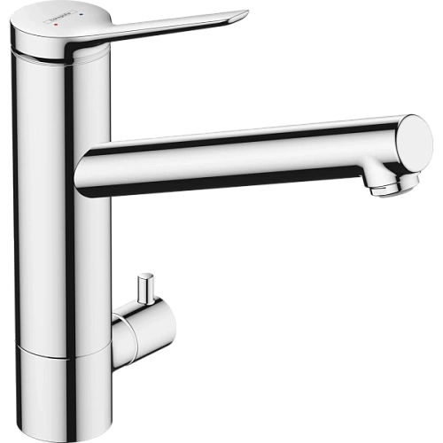 Смеситель для кухни Hansgrohe Zesis M33 200, с поворотным изливом, с запорным вентилем 74807000, хро Смеситель для кухни Hansgrohe Zesis M33 200, с поворотным изливом, с запорным вентилем 74807000, хро