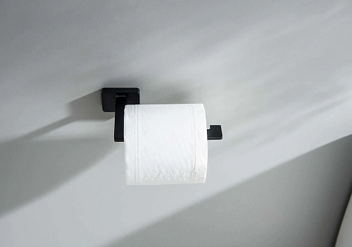 Держатель туалетной бумаги Aquatek ЛИБРА AQ4308MB черный матовый Держатель туалетной бумаги Aquatek ЛИБРА AQ4308MB черный матовый