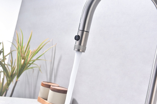 Смеситель для кухни Paulmark Galant брашированная сталь Ga213077-BS Смеситель для кухни Paulmark Galant брашированная сталь Ga213077-BS