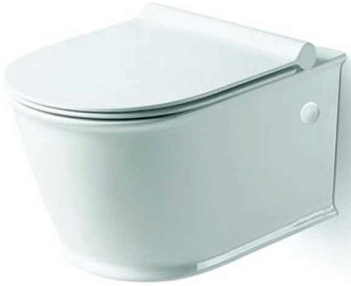 Унитаз подвесной Vincea Bordo VT1-16 белый, ультратонкое сиденье soft-close Унитаз подвесной Vincea Bordo VT1-16 белый, ультратонкое сиденье soft-close