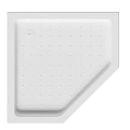 Душевой поддон ABBER AD3B090 90х90 трапеция, акриловый, белый Душевой поддон ABBER AD3B090 90х90 трапеция, акриловый, белый