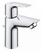 Картинка анонса товара «смеситель для раковины grohe bauedge с ограничителем температуры и рычажным донным клапаном, размер  23894001»