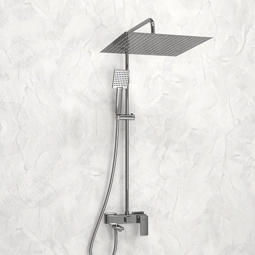 Душевая система WasserKRAFT A177.119.141.087.CH хром Душевая система WasserKRAFT A177.119.141.087.CH хром
