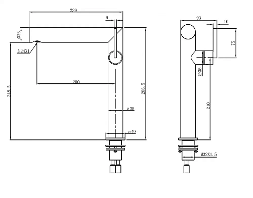 Смеситель для раковины ABBER Perfekte 316 AF8A11BST-L сталь брашированная Смеситель для раковины ABBER Perfekte 316 AF8A11BST-L сталь брашированная