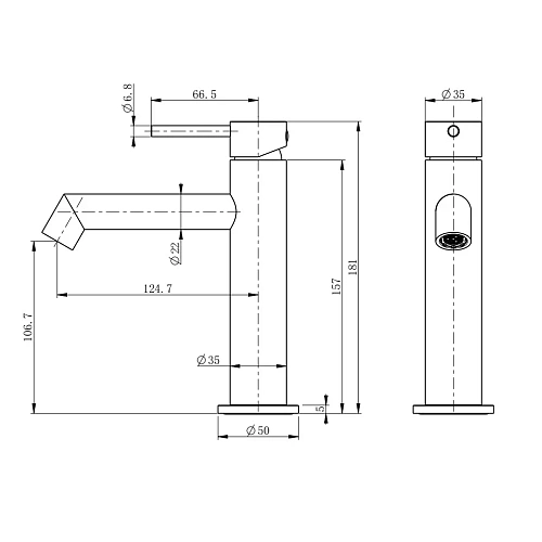 Смеситель для раковины Wonzon & Woghand хром (WW-H1063-CR) Смеситель для раковины Wonzon & Woghand хром (WW-H1063-CR)