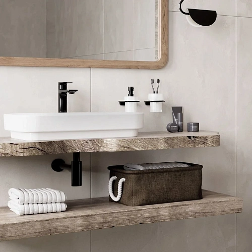 Смеситель для раковины WasserKRAFT Glan 6603 черный Смеситель для раковины WasserKRAFT Glan 6603 черный