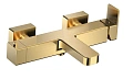 Смеситель для ванны AQUAme Savona AQM6812BG золото шлифованное Смеситель для ванны AQUAme Savona AQM6812BG золото шлифованное