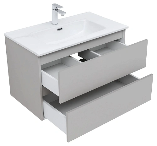 Тумба с раковиной Aquanet Вега 2.0 80 00344774 бежевый Тумба с раковиной Aquanet Вега 2.0 80 00344774 бежевый