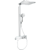 Картинка анонса товара «душевая система hansgrohe raindance e showerpipe 300 1jet 9 л/мин ecosmart showertablet 350 27362000»