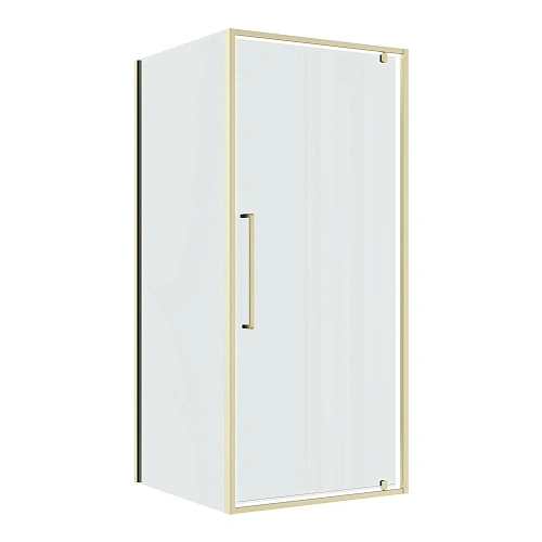 Душевой уголок Niagara Nova NG-45-9ASG-A90SG-34 (90х90х195) квадрат, распашная, золото сатин, стекло прозрачное Душевой уголок Niagara Nova NG-45-9ASG-A90SG-34 (90х90х195) квадрат, распашная, золото сатин, стекло прозрачное