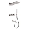 Душевая система ABBER Daheim AF8253SP скрытого монтажа с изливом, термостат, хром