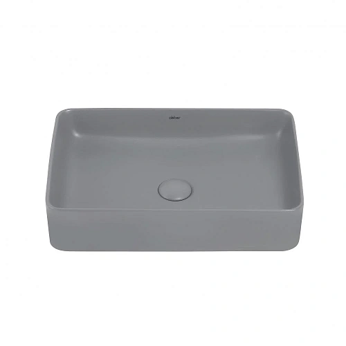 Раковина ABBER Rechteck AC2207MG накладная, серая матовая Раковина ABBER Rechteck AC2207MG накладная, серая матовая