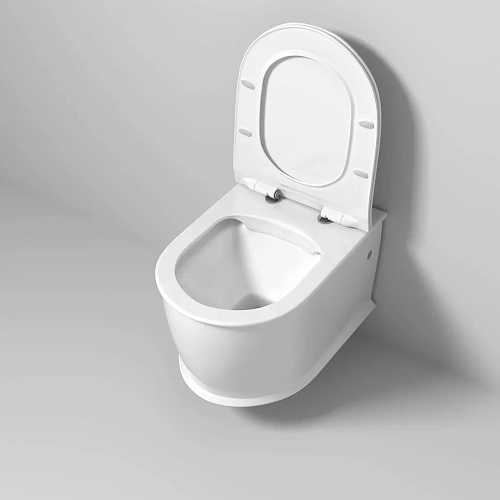 Унитаз подвесной GROSSMAN GR-4482MS Retro 545x370x360 белый матовый безободковый с тонкой крышкой Унитаз подвесной GROSSMAN GR-4482MS Retro 545x370x360 белый матовый безободковый с тонкой крышкой