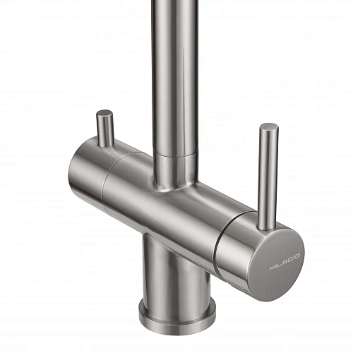 Смеситель для кухни Milacio Ultra 559 (MCU.559.SS) под фильтр, нержавеющая сталь Смеситель для кухни Milacio Ultra 559 (MCU.559.SS) под фильтр, нержавеющая сталь