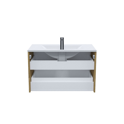 Тумба с раковиной IDDIS Bild (BIL80V0i95K) подвесная, 80 см, дуб светлый Тумба с раковиной IDDIS Bild (BIL80V0i95K) подвесная, 80 см, дуб светлый