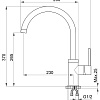 Смеситель для кухни Granula 3125, XРОМ/ПИРИТ Смеситель для кухни Granula 3125, XРОМ/ПИРИТ