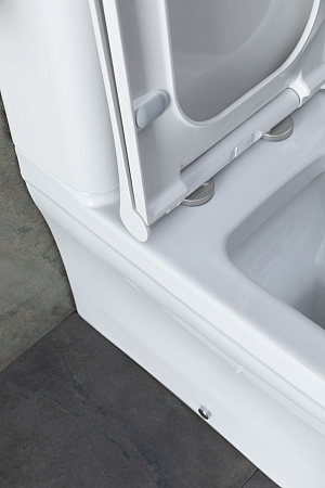 Чаша напольного унитаза Allen Brau Infinity 4.21012.20 с крышкой, белый глянец