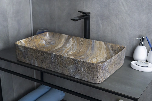 Раковина Gid Mnc396T 54475 накладная под камень глянцевая 60x34x11 Раковина Gid Mnc396T 54475 накладная под камень глянцевая 60x34x11