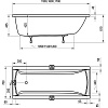 Картинка анонса товара «акриловая ванна ravak classic 150x70 c521000000»