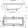 Детальная картинка товара «акриловая ванна ravak classic 170x70 c541000000»