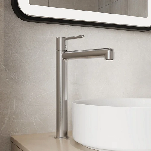 Смеситель для раковины IDDIS Aiger (AIGBC01i01) хром матовый Смеситель для раковины IDDIS Aiger (AIGBC01i01) хром матовый