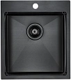Кухонная мойка Paulmark AISI304 NECKAR PM804551-GM вороненая сталь 450х510мм Кухонная мойка Paulmark AISI304 NECKAR PM804551-GM вороненая сталь 450х510мм