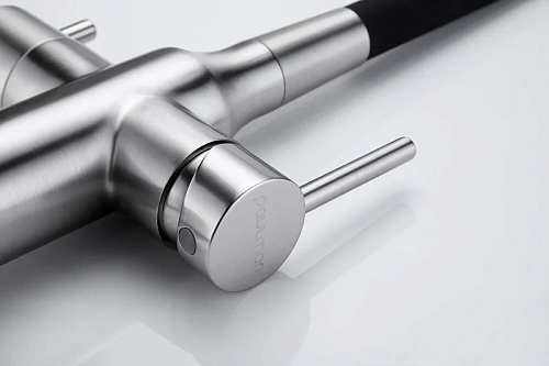 Смеситель для кухни Paulmark SALIX брашированная сталь Sa213419-BS Смеситель для кухни Paulmark SALIX брашированная сталь Sa213419-BS