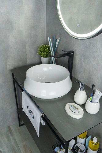 Раковина Gid N9426 51145 накладная белая 40x40x14 Раковина Gid N9426 51145 накладная белая 40x40x14