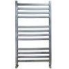 Полотенцесушитель водяной Ника MODERN ЛМ-6 100/50 Matt Antique Silver с вентилями (комплект люкс)